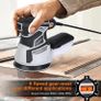 Orbit Sander 350W,Towallmark 5-Inch Orbital Sander with 12Pcs Sandpapers,13000RPM 6 Variable Speed Sander Machine, High Performance Dust Collection System for Woodworking (FREE POSTAGE) Image 4