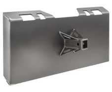 1/4" Skid Steer Attachment Plate, Skid Steer Mount Plate, Quick Attachment Loader Plate, with 2.28" Hitch Receiver, Compatible with Deere, Kubota