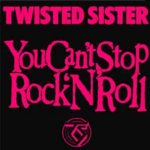 Twisted Sister limited edition 12 inch 1983 release you can't stop rock and roll vinyl record in vg+ condition