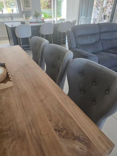 3 Grey Dining chairs