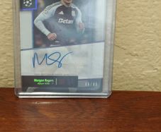 2024-25 Topps Museum Collection Morgan Rogers certified autograph trading card serial numbered 40/99.