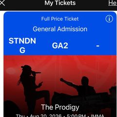 Prodigy Ticket