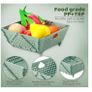 Brand New Collapsible Draining Basket, Plastic Strainer Basket Image 7