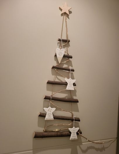 Christmas tree ladder