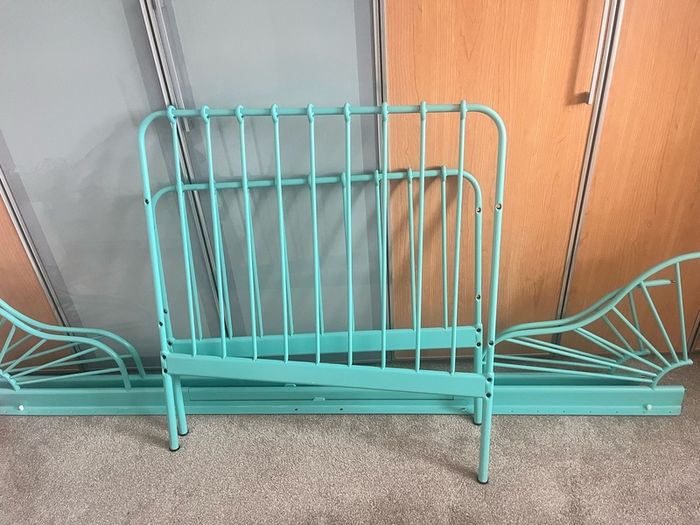 Ikea Minnen Bed Turquoise