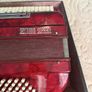 Vintage Settimio Soprani 80 Bass Piano Accordion, Red Pearl, Made in Italy, with Case Image 4