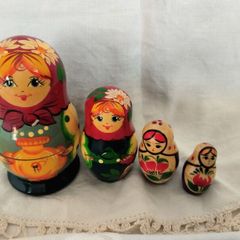 Matryoshka, wooden doll,