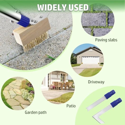 3 in 1 Patio Weed Remover Tool with adjustable Handle