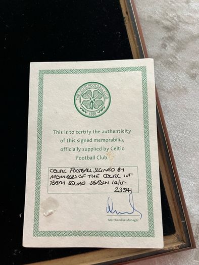 celtic signed football