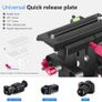 Camera Shoulder Rig, Video Film Making System Kit for DSLR Camera and Camcorder with Soft Rubber Shoulder Pad and Dual Hand Grips, Compatible with Canon/Nikon/Sony/Pentax/Fujifilm/Panasonic (FREE POSTAGE) Image 3