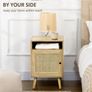 Set of 2 Rattan Bedside Tables Image 5