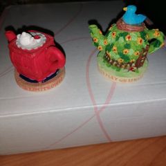 two small teapots for sale