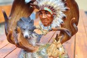 Vintage Native American Figure