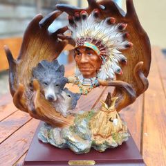 Vintage Native American Figure
