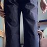 Woman Black Cargo Trousers size XS Image 7