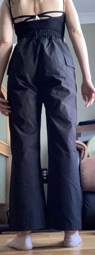 Woman Black Cargo Trousers size XS