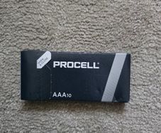 10x procell AAA batteries