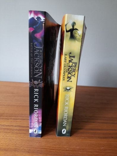 Percy Jackson novels by Rick Riordan