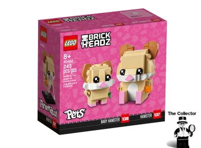 LEGO BrickHeadz Hamster Set 40482 Brand New Factory Sealed