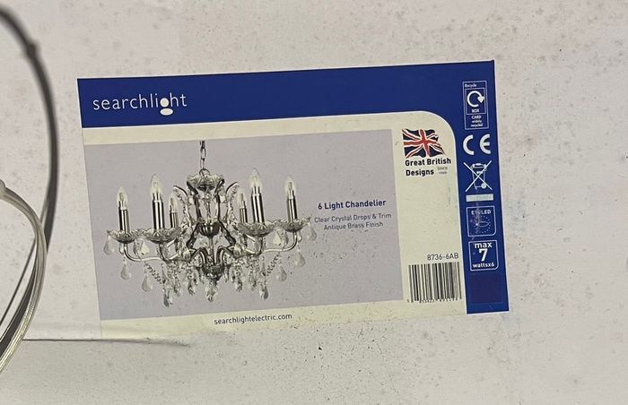 Search Light 6 Light Chandelier