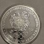 2015 Armenia 10 oz Silver Bullion Coin 5000 Drams Noahs Ark BU (In Capsule) Image 4