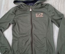 Armani zipped hoodie junior Size S