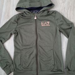 Armani zipped hoodie junior Size S