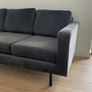 3 seater grey sofa Image 2