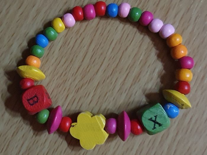 A Cute Wooden Childs Bracelet