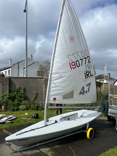 Laser sailing boat for sale