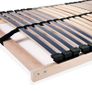 Slatted Bed Bases 2 pcs with 42 Slats 7 Zones 70x200 cm Image 3