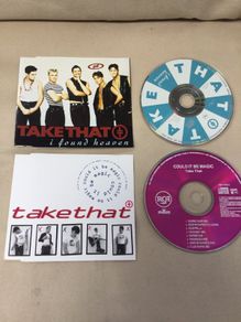 Take that 2 rare cd single I found love and could it be magic Robbie