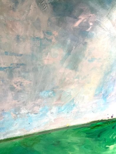 XL Original painting original Art Irish Art 100x100x4cm New Artwork