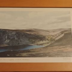 Picture frame of the wicklow mountains