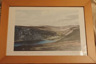 Picture frame of the wicklow mountains