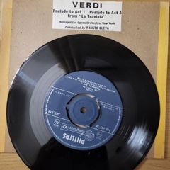 Verdi La Traviata Prelude To Act 1 Prelude To Act 3 7 inch Single Philips SBF 113