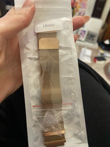 women's magnetic watch strap 18mm rose gold