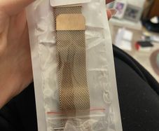 women's magnetic watch strap 18mm rose gold