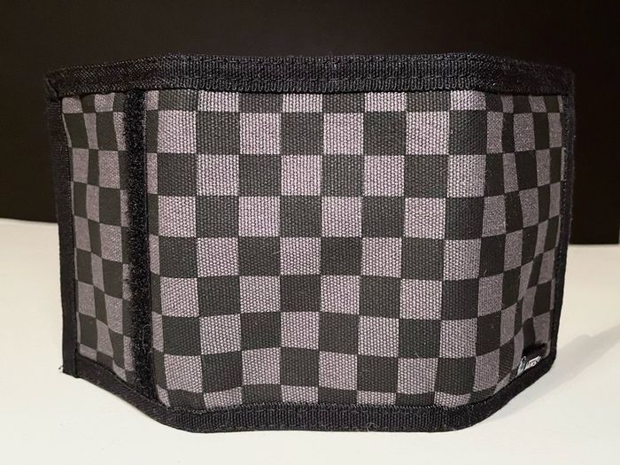 Vans Black & Grey Checkered Wallet