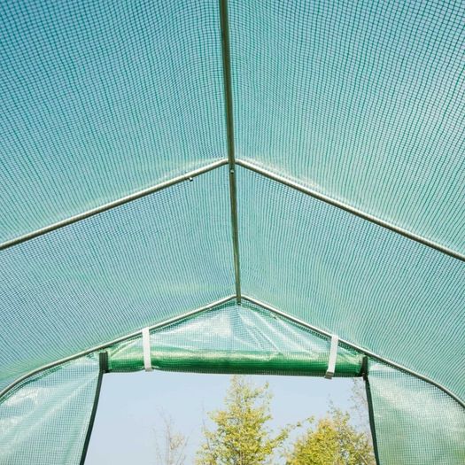 3x2 m Polytunnel Walk-in Greenhouse-Green (FREE SHIPPING)