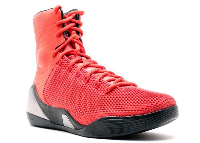 Nike Kobe 9 High Krm Red Mamba Qs Snakeskin Uk 11/ Us 12 Deadstock