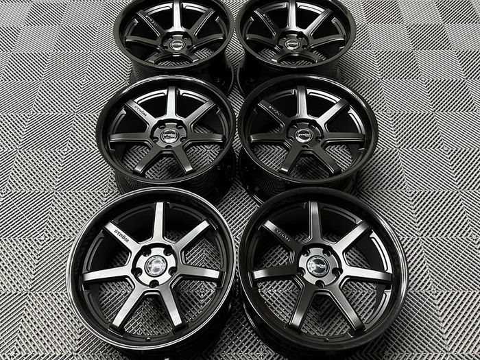 18" Inch Strom DS15 Drift Alloy Wheels 5x114.3 Nissan silvia skyline RX7 MX5 R32 R33 lexus IS200