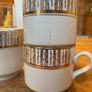 Arklow Pottery cups and saucers. Kingsway pattern. Image 4