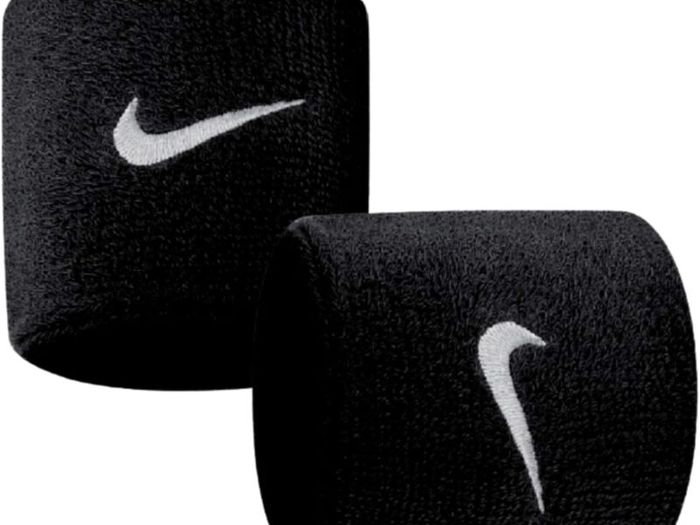 NIKE Swoosh Black Wristbands