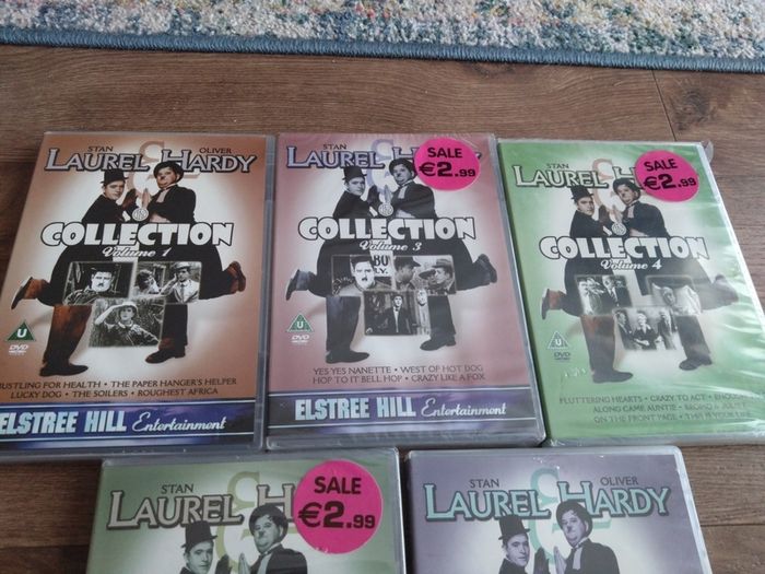 Laurel and Hardy DVDs x 5