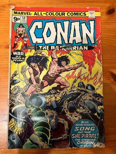 Comic: 'Conan The Barbarian' no.59 (February 1976)