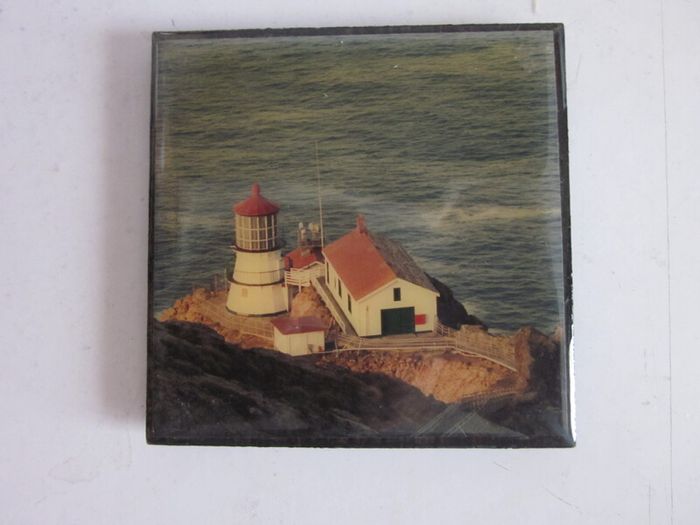 5 Coasters of Lighthouses by  David O. Mc Laughlin