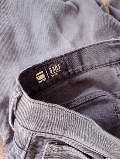 G star jeans 3301 grey