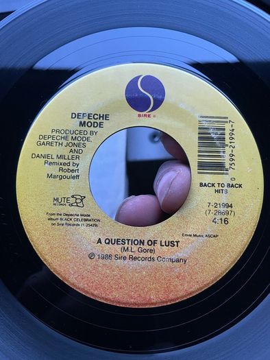 Depeche Mode vinyl single