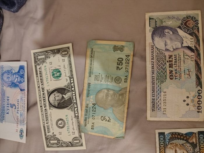 A diverse lot of notes from all over the world